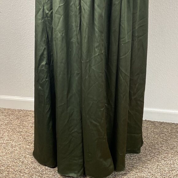 WIHTE BY VERÁ WANG GREEN WOMEN DRESS PLUS SIZE 14 - Picture 6 of 14